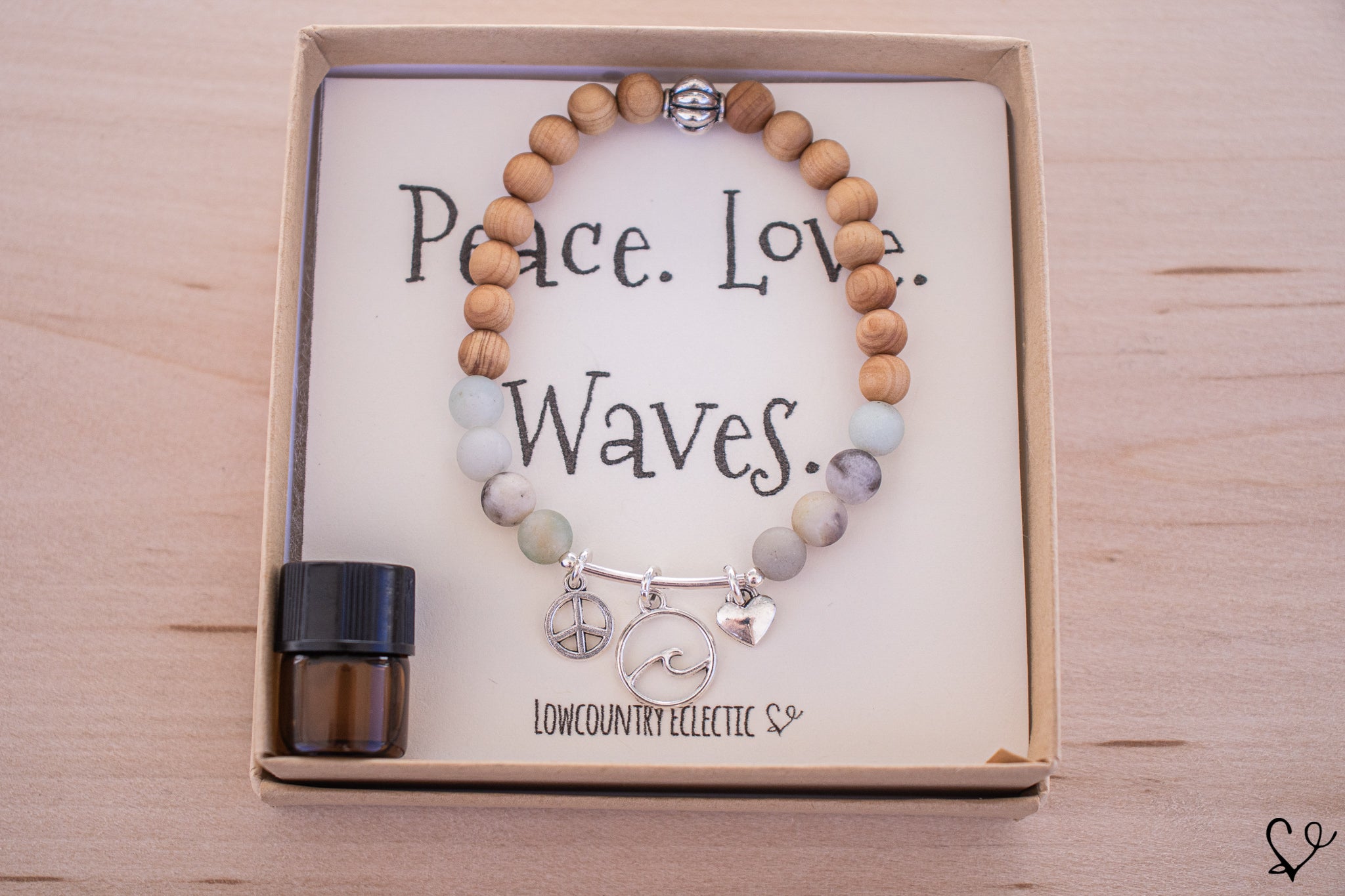 Bracelet for Peace and Love - Magnolia Mountain Jewelry